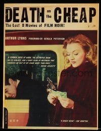 4h524 DEATH ON THE CHEAP softcover book 2000 The Lost B Movies of Film Noir by Arthur Lyons!