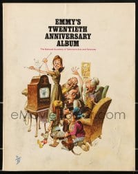 4h532 EMMY'S TWENTIETH ANNIVERSARY ALBUM softcover book 1968 great cover art by Jack Davis!