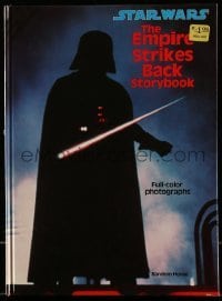 4h459 EMPIRE STRIKES BACK hardcover book 1984 illustrated with lots of full-color photographs!