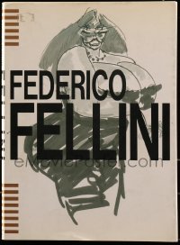 4h538 FEDERICO FELLINI Japanese softcover book 1993 wonderful artwork by the Italian director!