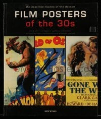 4h539 FILM POSTERS OF THE 30s softcover book 2003 many great full-page color images!