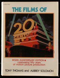 4h462 FILMS OF 20TH CENTURY FOX hardcover book 1985 celebrating 50 years of movies!