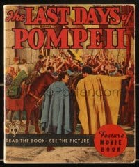 4h554 LAST DAYS OF POMPEII 5x6 softcover book 1935 Whitman Publishing Feature Movie Book!