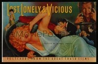 4h558 LOST, LONELY & VICIOUS softcover book 1988 color Postcards from the Great Trash Films!