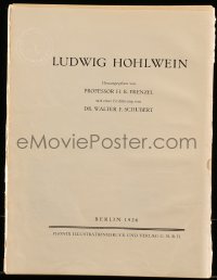 4h269 LUDWIG HOHLWEIN German book 1926 full-page movie & advertising poster art!