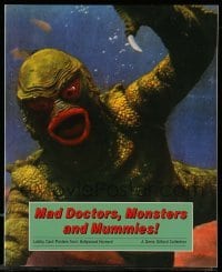 4h559 MAD DOCTORS, MONSTERS & MUMMIES softcover book 1991 full-page color lobby card images!