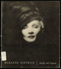 4h564 MARLENE DIETRICH IMAGE & LEGEND softcover book 1959 an illustrated biography of the star!