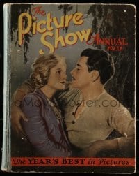 4h478 PICTURE SHOW ANNUAL English hardcover book 1931 The Year's Best in Pictures, w/ many photos!