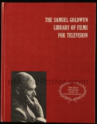 4h483 SAMUEL GOLDWYN LIBRARY OF FILMS FOR TELEVISION hardcover book 1964 movie images & info!