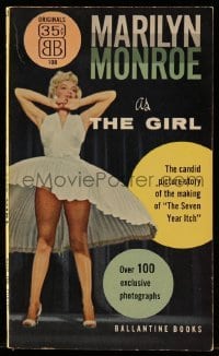 4h638 SEVEN YEAR ITCH paperback book 1955 over exclusive 100 photos of Marilyn Monroe as The Girl!