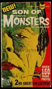 4h640 SON OF FAMOUS MONSTERS OF FILMLAND paperback book 1965 over 150 rare horror photos!