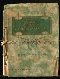 4h612 THAT SOMETHING softcover book 1920 the W.W. Woodbridge story with images from the movie!