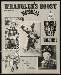 4h624 WRANGLER'S ROOST PICTORIAL volume 1 English softcover book 1980s great cowboy images!