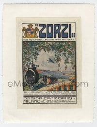 4h268 ZORZI linen Italian magazine ad 1950s B. Felin art of automotive/aircraft pressure regulator!