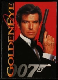 4h160 GOLDENEYE Japanese program 1995 Pierce Brosnan as Bond, Izabella Scorupco, Famke Janssen!