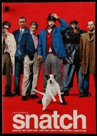 4h178 SNATCH Japanese program 2000 Brad Pitt, Statham, Benicio Del Toro, different images!