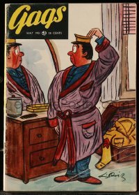 4h678 GAGS magazine May 1951 filled with risque comedy cartoons of the day!