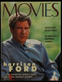 4h681 HARRISON FORD magazine May 1992 the thinking man's hero on the cover of Movies!