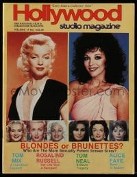 4h682 HOLLYWOOD STUDIO MAGAZINE magazine Jan 1984 Marilyn Monroe, Joan Collins, blondes/brunettes!