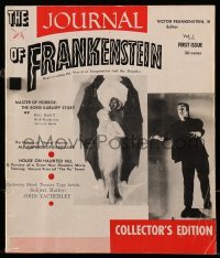4h688 JOURNAL OF FRANKENSTEIN vol 1 no 1 magazine 1959 great monster images & articles!