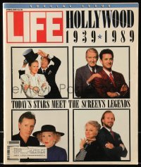 4h697 LIFE MAGAZINE magazine Spring 1989 Today's Stars Meet the Screen's Legends from 1939!