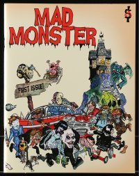 4h702 MAD MONSTER vol 1 no 1 magazine March 2011 cool unused Frank Frazetta art inside & on cover!