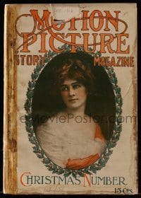4h707 MOTION PICTURE magazine December 1913 cover portrait of Anna Nilsson of the Kalem Company!