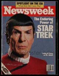 4h752 NEWSWEEK magazine December 22, 1986 Leonard Nimoy on the cover as Star Trek's Mr. Spock!