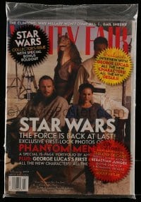 4h754 PHANTOM MENACE Vanity Fair magazine Feb 1999 exclusive first-look photos of the new Star Wars!