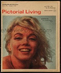 4h770 PICTORIAL LIVING magazine October 7, 1973 Marilyn Monroe: An Untold Story!
