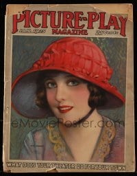 4h780 PICTURE PLAY magazine January 1925 great cover art of Betty Bronson by White Studio!