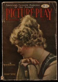 4h771 PICTURE PLAY magazine June 1918 great cover profile portrait of Bessie Barriscale!
