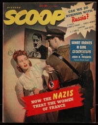 4h785 PICTURE SCOOP magazine July 1943 How the Nazis Treat the Women of France in World War II!