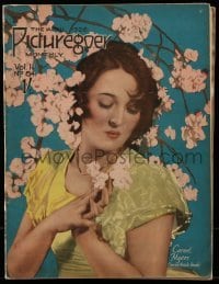 4h871 PICTUREGOER English magazine April 1926 great cover portrait of sexy Carmel Myers!