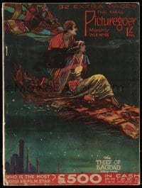 4h865 PICTUREGOER English magazine December 1924 art of Douglas Fairbanks in The Thief of Bagdad!