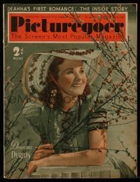4h970 PICTUREGOER English magazine July 15, 1939 cover portrait of pretty Deanna Durbin!