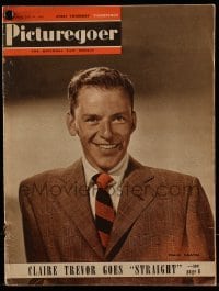 4h977 PICTUREGOER English magazine July 16, 1949 great cover portrait of smiling Frank Sinatra!