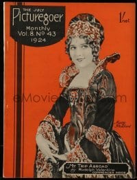 4h864 PICTUREGOER English magazine July 1924 Mary Pickford, Rudolph Valentino's Trip Abroad!