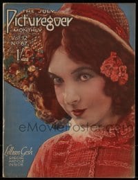 4h872 PICTUREGOER English magazine July 1926 great cover portrait of pretty Lillian Gish!