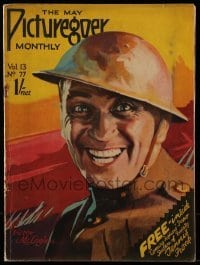 4h881 PICTUREGOER English magazine May 1927 great cover art of Victor McLaglen in What Price Glory!