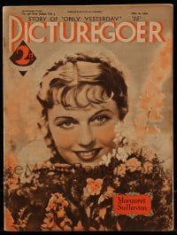 4h901 PICTUREGOER English magazine May 19, 1934 great cover portrait of pretty Margaret Sullavan!