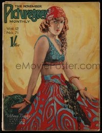 4h876 PICTUREGOER English magazine November 1926 great cover portrait of sexy gypsy Vilma Banky!