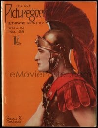 4h869 PICTUREGOER English magazine October 1925 cover art of Francis X. Bushman from Ben-Hur!