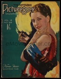 4h874 PICTUREGOER English magazine September 1926 great cover portrait of sexy Norma Shearer!