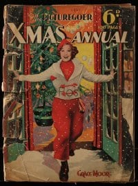 4h860 PICTUREGOER XMAS ANNUAL English magazine 1935 great portrait of Grace Moore on the cover!