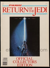 4h790 RETURN OF THE JEDI magazine 1983 official collectors edition, filled with many color images!