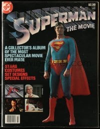 4h811 SUPERMAN magazine 1978 collector's album of the movie, superhero Christopher Reeve!