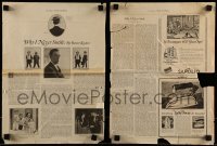 4h028 BUSTER KEATON 10x14 magazine page June 1926 cool two-page Why I Never Smile article!