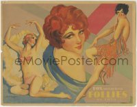 4h007 FOX MOVIETONE FOLLIES OF 1929 11x14 pressbook cover 1929 Jochinsen art of sexy Sue Carol!