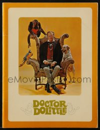 4h312 DOCTOR DOLITTLE souvenir program book 1967 Rex Harrison speaks w/ animals, Richard Fleischer